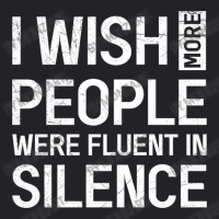 I Wish More People Were Fluent In Silence Funny Sa Youth Tee | Artistshot