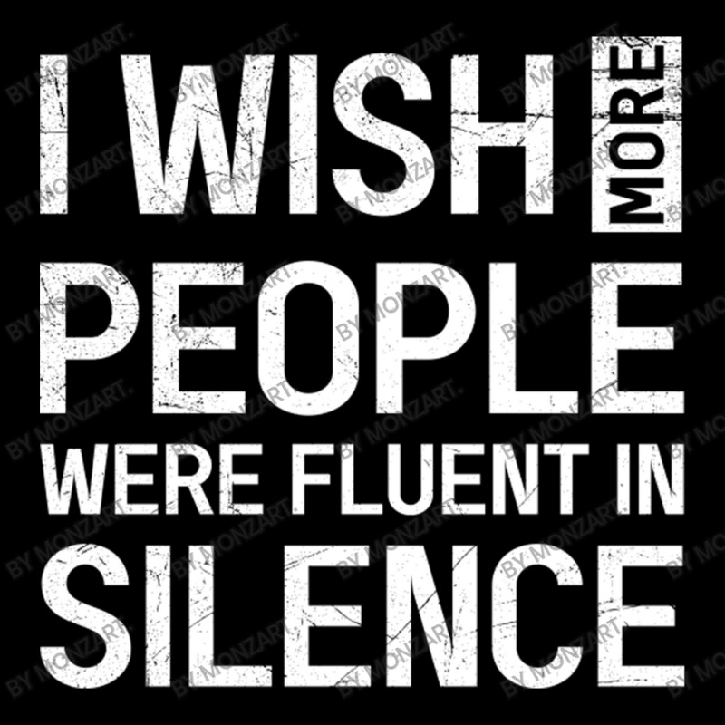 I Wish More People Were Fluent In Silence Funny Sa Youth Hoodie by MonzArt. | Artistshot