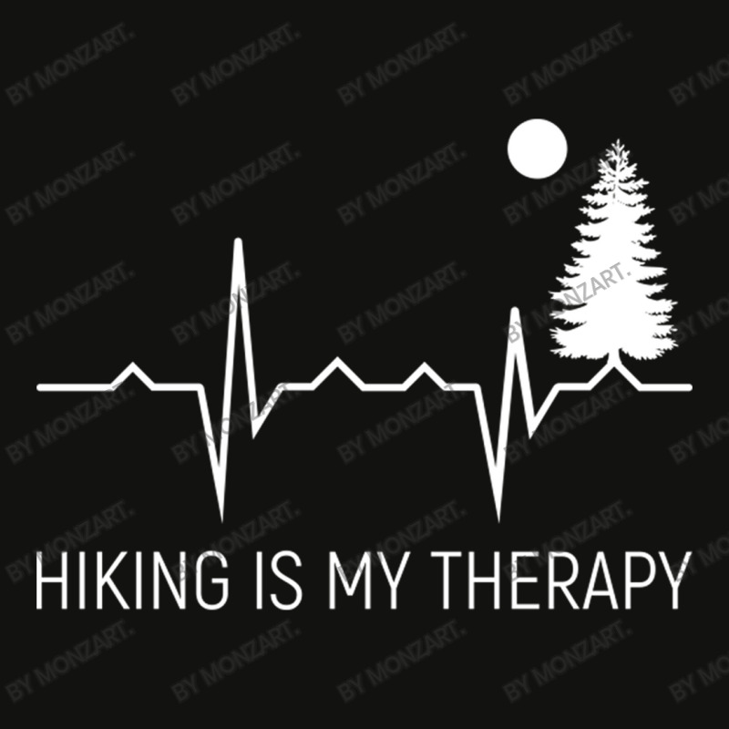 Hiking Is My Therapy Hiking Lover Birthday Gift Scorecard Crop Tee by MonzArt. | Artistshot