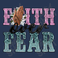 Faith Over Fear Ladies Denim Jacket | Artistshot