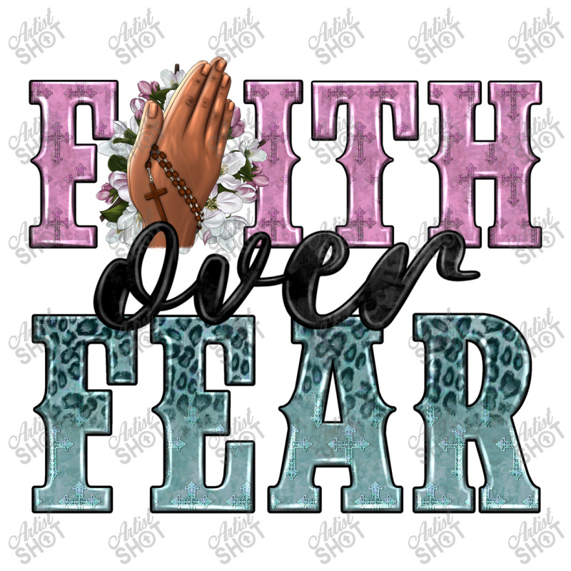 Faith Over Fear Crop Top by NancyCooperArtShop | Artistshot