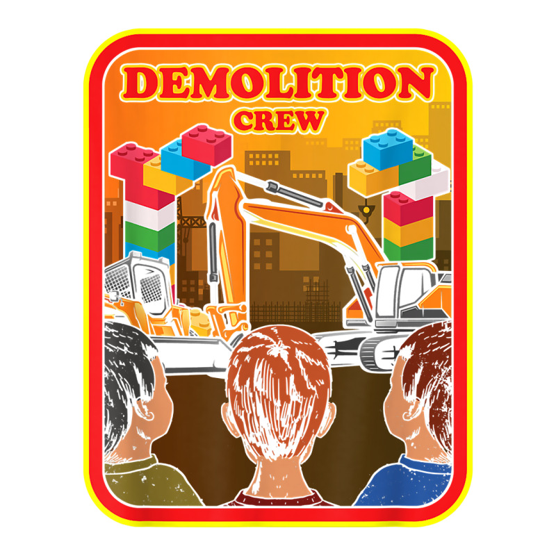 Demolition Crew Master Builder Engineer Building Blocks T Shirt Debie Paper Bag - 10 X 5 X 13 | Artistshot