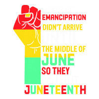 Juneteenth T  Shirt Words Of Emancipation Didn't Arrive Until The Midd Debie Paper Bag - 10 X 5 X 13 | Artistshot