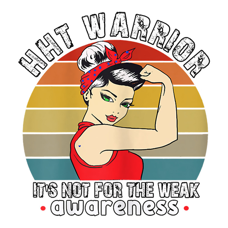 Womens Hht Warrior Women Awareness T Shirt Double Wine Paper Bag - 6 1/2 X 3 1/2 X 12 3/8 | Artistshot