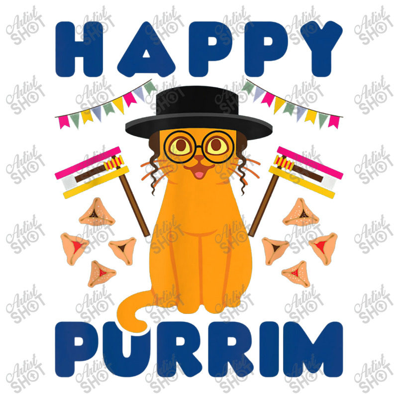 Happy Purrim Purim Funny Esther Cat Jewish Queen Paper Bag - 16 X 6 X 19 1/4 | Artistshot