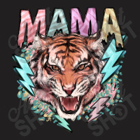 Mama Tiger Lightning Bolt T-shirt | Artistshot