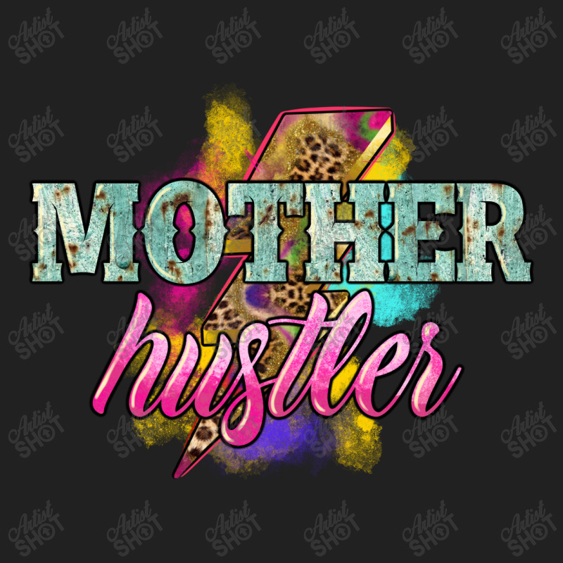 Mother Hustler Lightning Bolt Basic T-shirt by NancyCooperArtShop | Artistshot