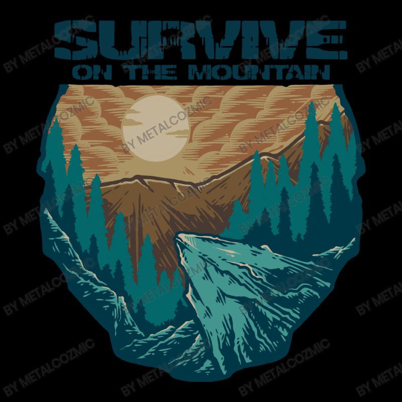 Survive On The Mountain Lightweight Hoodie by metalcozmic | Artistshot