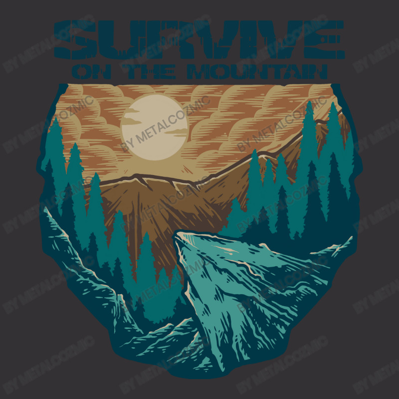 Survive On The Mountain Vintage Hoodie And Short Set by metalcozmic | Artistshot