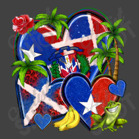 Puerto Rico With Dominican Republic Hearts Vintage T-shirt | Artistshot