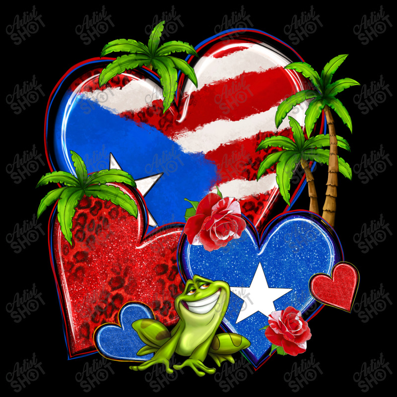 Puerto Rico Hearts Lightweight Hoodie | Artistshot