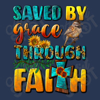 Saved By Grace Through Faith Men Denim Jacket | Artistshot