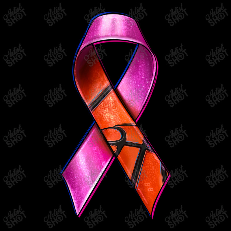 Breast Cancer Ribbon Basketball Youth Zipper Hoodie | Artistshot