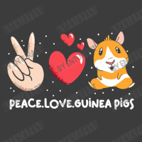 Cute Guinea Pigs Peace Love Guinea Men's Polo Shirt | Artistshot