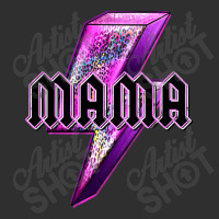 Mama Neon Leopard Lightning Bolt Adjustable Cap - Leatherette Patch | Artistshot