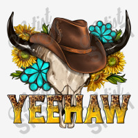 Yeehaw Bull Skull Metal Print Vertical | Artistshot