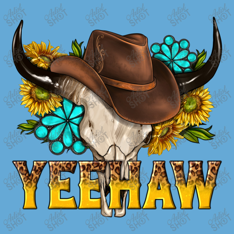 Yeehaw Bull Skull Basic T-shirt | Artistshot