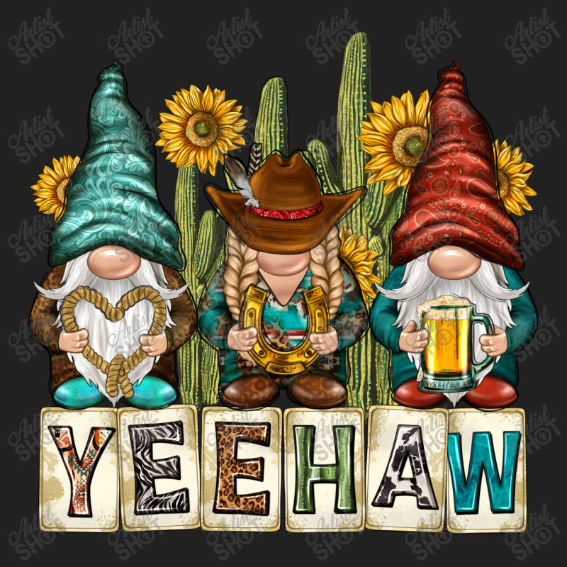 Yeehaw With Gnomies Basic T-shirt | Artistshot