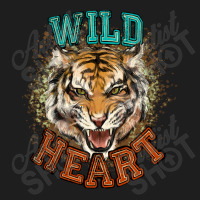 Wild Heart Tiger College Western Classic T-shirt | Artistshot