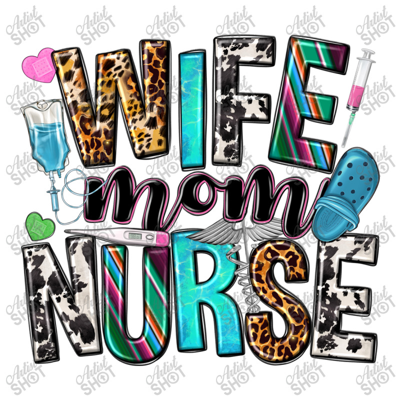 Wife Mom Nurse 3/4 Sleeve Shirt | Artistshot