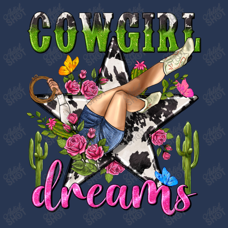 Western Rodeo Cowgirl Dreams Men Denim Jacket | Artistshot