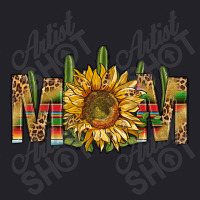 Western Mom With Sunflower Unisex Sherpa-lined Denim Jacket | Artistshot