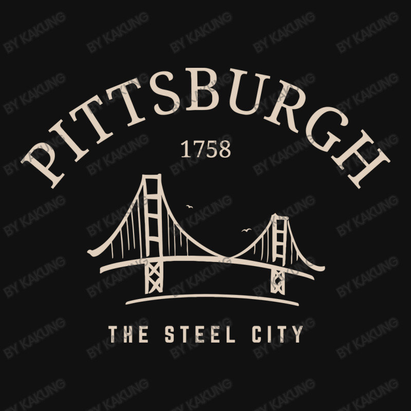 Pittsburgh The Steel City Graphic T-shirt | Artistshot