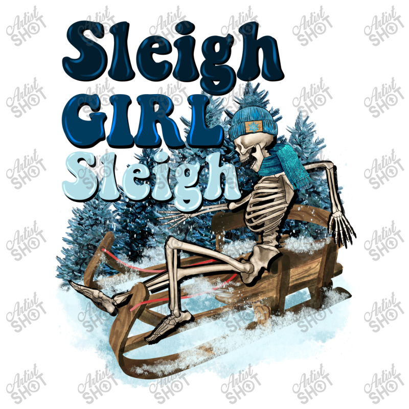 Sleigh Girl Sleigh Skeleton Long Sleeve Shirts | Artistshot