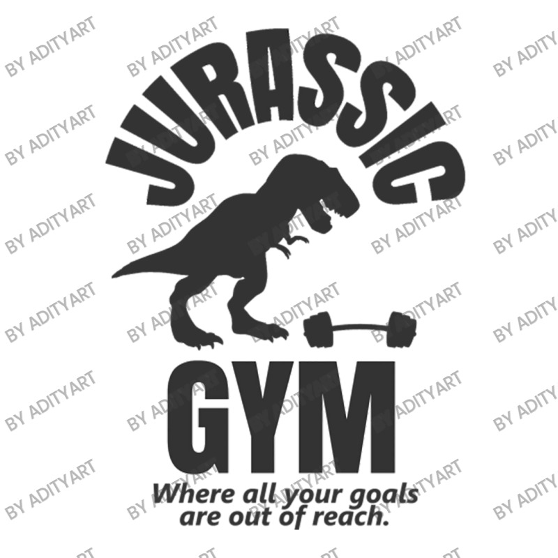 Jurassic Gym Powerlifter   Where All Your Goals Ar Raglan Crop Top by AdityArt | Artistshot