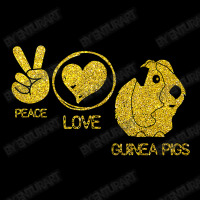 Cute Peace Love Guinea Pigs Pocket T-shirt | Artistshot