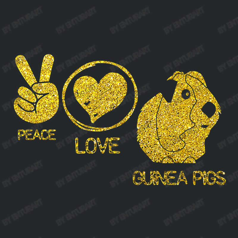 Cute Peace Love Guinea Pigs Crewneck Sweatshirt | Artistshot