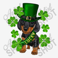 St. Patricks Day Lucky Dachshund Puppy Full Set Car Mats | Artistshot