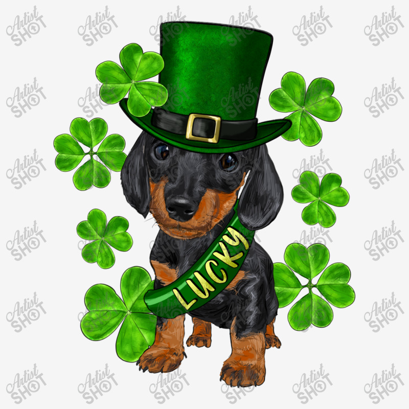 St. Patricks Day Lucky Dachshund Puppy Full Set Car Mats | Artistshot