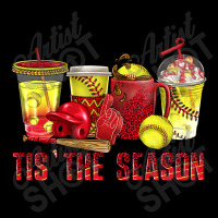 Tis' The Season Coffee Cups Softball Maternity Scoop Neck T-shirt | Artistshot