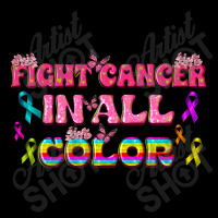 Fight Cancer In All Color Youth Zipper Hoodie | Artistshot