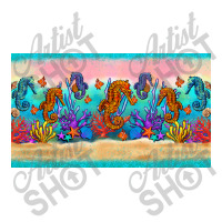 Seahorse Under The Sea Cup Double Wine Paper Bag - 6 1/2 X 3 1/2 X 12 3/8 | Artistshot