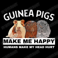 Guinea Pigs Make Me Happy Guinea Pig Adjustable Cap | Artistshot