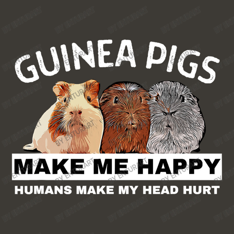 Guinea Pigs Make Me Happy Guinea Pig Bucket Hat | Artistshot