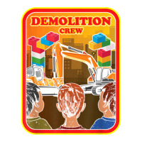 Demolition Crew Master Builder Engineer Building Blocks T Shirt Cub Paper Bag - 8 X 4 1/2 X 10 1/4 | Artistshot