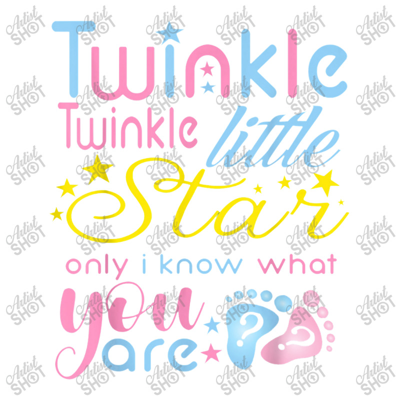 Twinkle Twinkle Little Star Only I Know Gender Keeper Reveal Queen Paper Bag - 16 X 6 X 19 1/4 | Artistshot