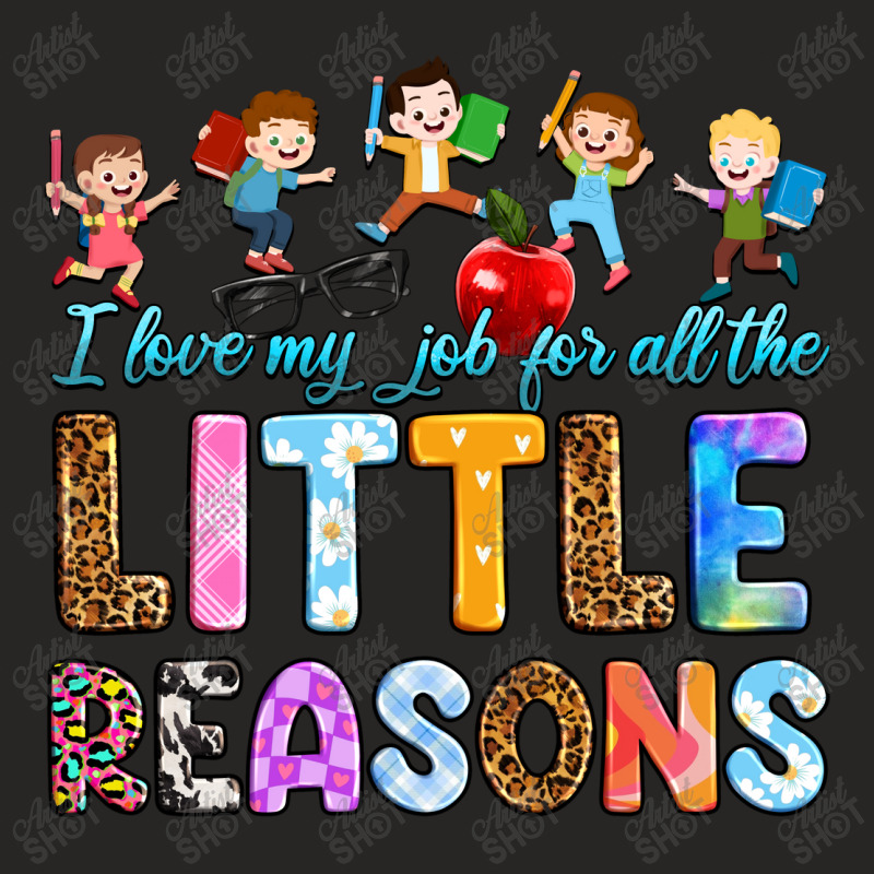 I Love My Job For All The Little Reason Ladies Fitted T-Shirt by RanaPortraitStore | Artistshot