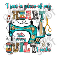 I Sew A Piece Of My Heart Into Every Quilt I Make Youth Tee | Artistshot