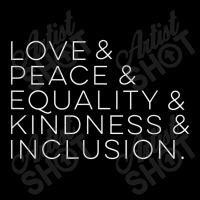 Basic Love Peace Equality Kindness Inclusion Women's V-neck T-shirt | Artistshot