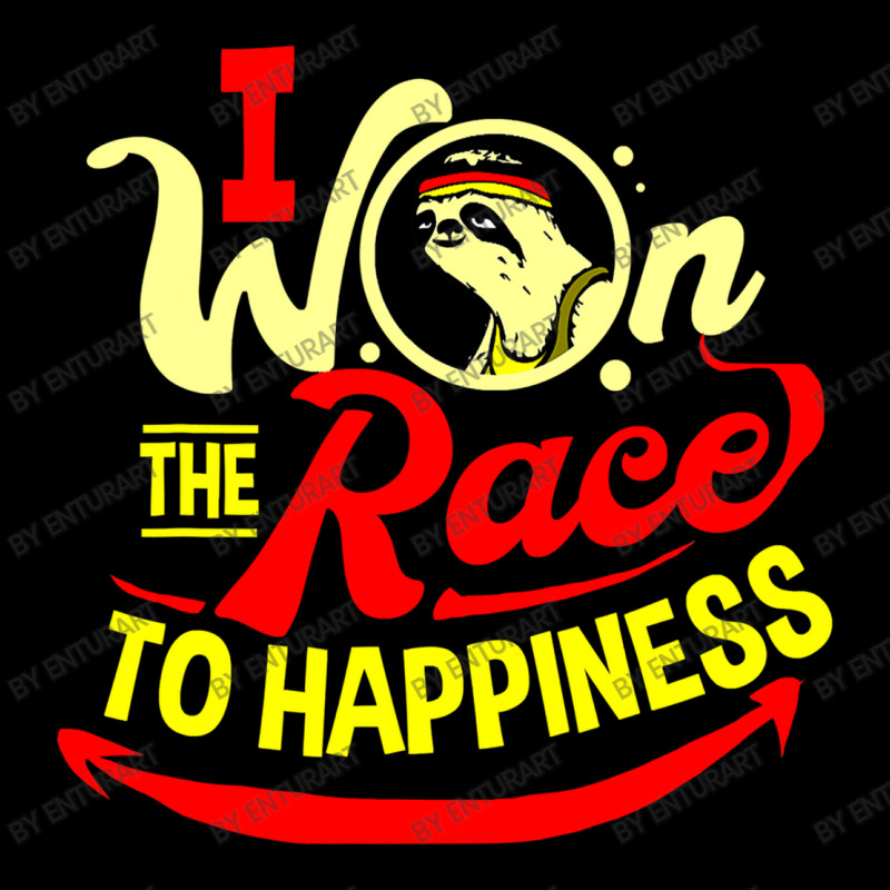 I Won The Race To Happiness Sloth Long Sleeve Shirts by EnturArt | Artistshot