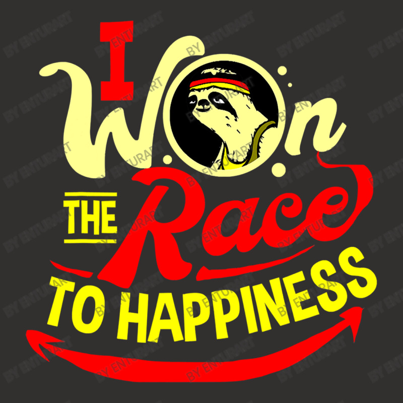 I Won The Race To Happiness Sloth Champion Hoodie by EnturArt | Artistshot