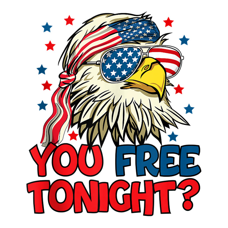 You Free Tonight Bald Eagle Mullet American Flag 4th Of July Tank Top Debie Paper Bag - 10 X 5 X 13 | Artistshot