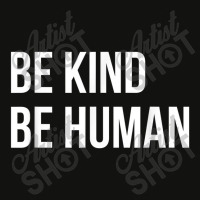 Be Kind Be Human Kindness Basic Scorecard Crop Tee | Artistshot