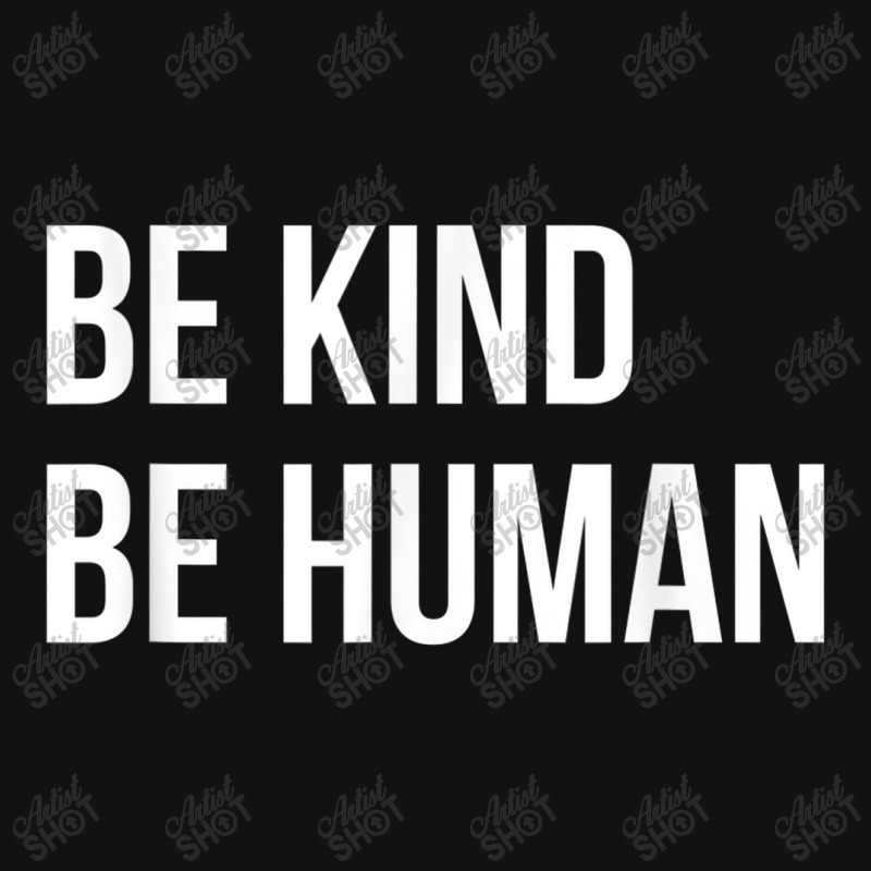 Be Kind Be Human Kindness Basic Scorecard Crop Tee by YenNgoc | Artistshot