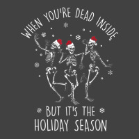 Dead Inside But Its The Holiday Season Skeleton Christmas Vintage T-shirt | Artistshot