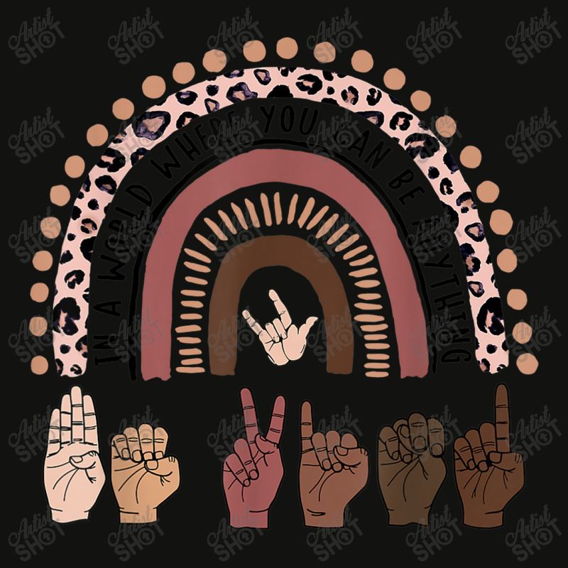 Be Kind Hand Sign Language Teachers Melanin Interpreter Asl T Shirt Scorecard Crop Tee by YenNgoc | Artistshot